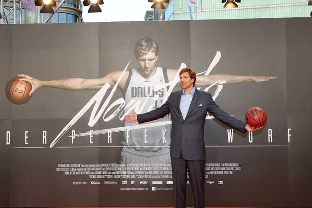 Dirk Nowitzki bei der Nowitzki - Der perfekte Wurf Kinopremiere am 16.09.14 in Köln Nowitzki - Der perfekte Wurf Kinopremiere in Köln, 2014 