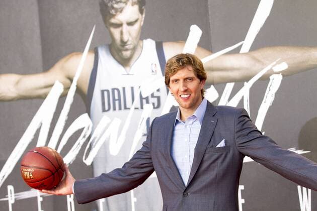 Dirk Nowitzki bei der Weltpremiere von Nowitzki - Der perfekte Wurf im Cinedom am 16.09.2014 in Köln. Weltpremiere von Nowitzki - Der perfekte Wurf in Köln