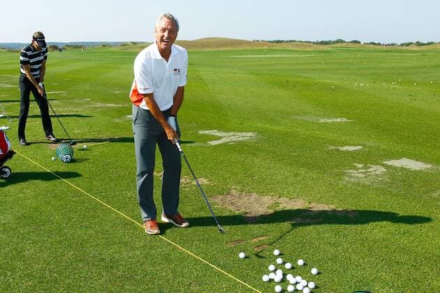 Johan Cruyff (Niederlande) - WINSTONgolf Senior Open 2014 in Vorbeck bei Schwerin - Deutschland, Golf, Mann, Männer,18.09.2014