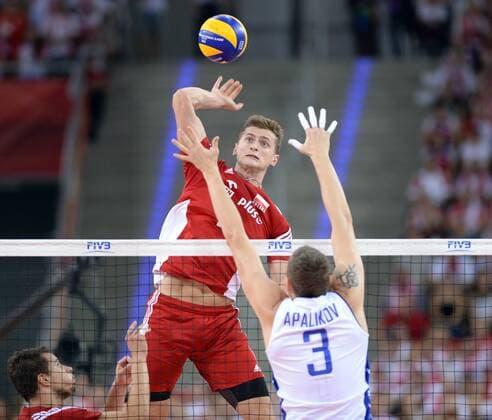 Lodz, Polen - Russland FABIAN DRZYZGA PIOTR NOWAKOWSKI  20140918LUK026