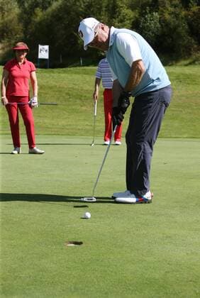GOLF - Toni Sailer Golf Memorial KITZBUEHEL,AUSTRIA,19.SEP.14 - GOLF, ALPINE SKIING - Toni Sailer Golf Memorial, GC Kitzbuehel. Image shows Karl Reyer. 