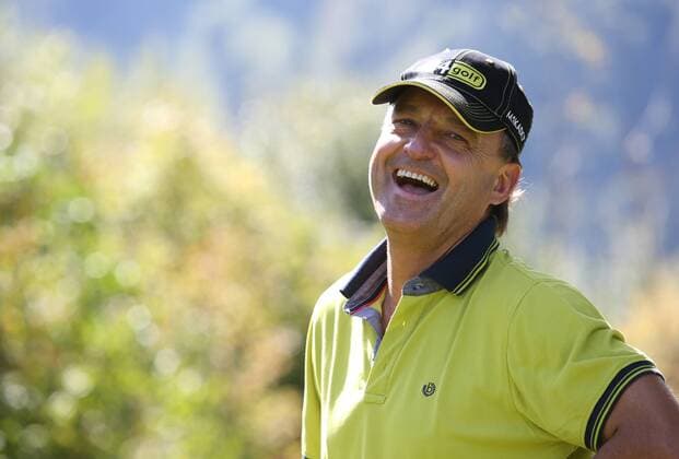 GOLF - Toni Sailer Golf Memorial KITZBUEHEL,AUSTRIA,19.SEP.14 - GOLF, ALPINE SKIING - Toni Sailer Golf Memorial, GC Kitzbuehel. Image shows Hubert Reif. 