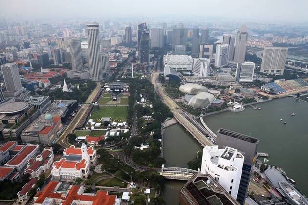 Atmosphere before Singapore F1 GP at Marina Bay Street. xRUBIOx  RV RACING PRESS