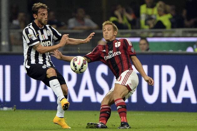 Claudio Marchisio Juventus, Keisuke Honda Milan Milano 20-09-2014 Stadio Giuseppe Meazza - Serie A - AC Milan - Juventus Turin -- giuseppexceleste