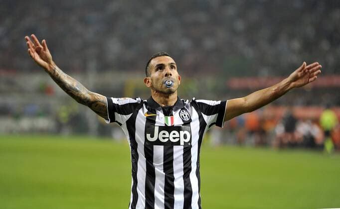 IPP20140920: Serie A, AC Mailand - Juventus Turin, Carlos Tevez xHOCHxZWEIx xItalyxPhotoxPressx 