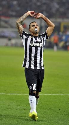 IPP20140920: Serie A, AC Mailand - Juventus Turin, Carlos Tevez xHOCHxZWEIx xItalyxPhotoxPressx 