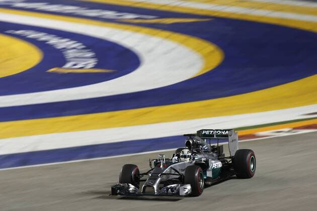 Motorsports: FIA Formula One World Championship 2014, Grand Prix of Singapore, 44 Lewis Hamilton (GBR, Mercedes AMG Petronas F1 Team), xHOCHxZWEIx