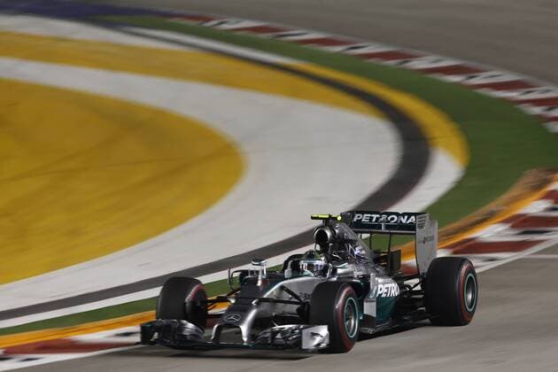 Motorsports: FIA Formula One World Championship 2014, Grand Prix of Singapore, 6 Nico Rosberg (GER, Mercedes AMG Petronas F1 Team), xHOCHxZWEIx