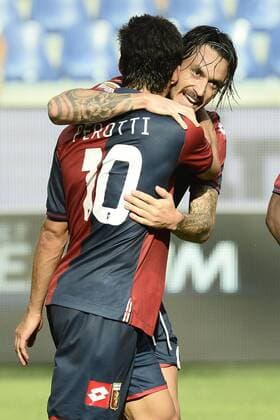 Serie A, CFC 1893 FC Genua - Lazio Rom Mauricio Pinilla 