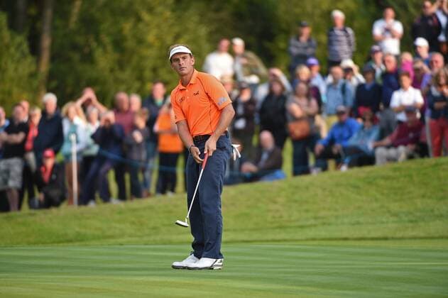 21.09.2014. Newport, Wales. ISPS Handa Wales Open Golf. Day 4. Joost Luiten putts final the hole to win by 1 stroke xJonxBromleyx  ActionPlus11562516