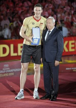 FIVB Volleyball Men s World Championship Poland 2014. Poland vs Brasil on September 21, 2014 in Katowice, Poland. 8 Marcus Bohme  EN_01146254_0223