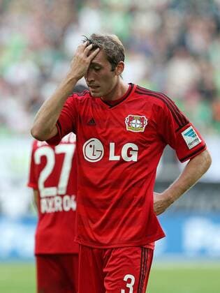 21.09.2014, Fussball 1.Bundesliga 2014 2015, 4.Spieltag, VfL Wolfsburg - Bayer Leverkusen, in der Volkswagen-Arena Wolfsburg. enttäuscht Stefan Reinartz (Bayer Leverkusen) 