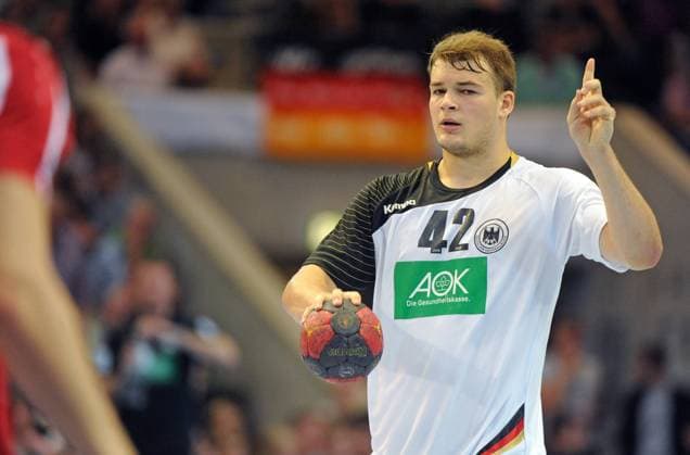 Göppingen, EWS-Arena, 20.09.2014 Männer-Handball Testspiel, Länderspiel, l Deutschland vs Schweiz Paul Drux, GER Foto und alle