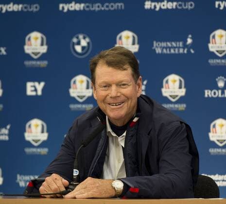 23.09.2014. Gleneagles, Auchterarder, Perthshire, Scotland. The Ryder Cup. Tom Watson USA Team Captain during his press conference. xStephenxBartholomewx  ActionPlus11562806