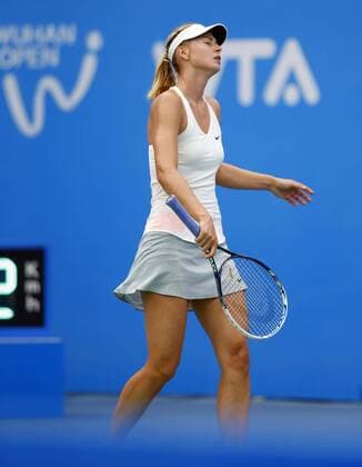 Maria Sharapova of Russia WTA Tennis Damen Wuhan Open tennis tournament in Wuhan city, central China s Hubei province, 24 September 2014.  20140924_10368