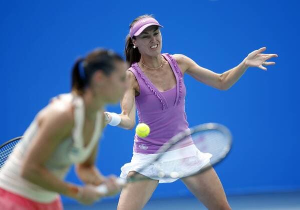 Martina Hingis of Switzerland at Wuhan Open  20140924_31707