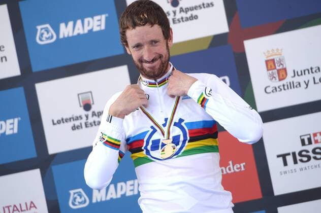 Rad WM CLM Elite Männer Einzelzeitfahren , Team Sky 2014, Wiggins Bradley, Ponferrada 
