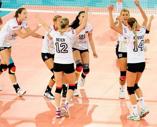 12 Heike Beier 14 Margareta Kozuch GER FIVB Volleyball Women s World Championship Italy 2014 Rome 23-28 september 2014 Germany - Argentina F.Pasquali Insidefoto fabioxpasquali
