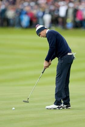 GOLF - PGA, Ryder Cup 2014 PERTHSHIRE,SCOTLAND,26.SEP.14 - GOLF - PGA Golf Herren Tour, Ryder Cup, Auchterarder Golf Club. Image shows Rickie Fowler (USA). 