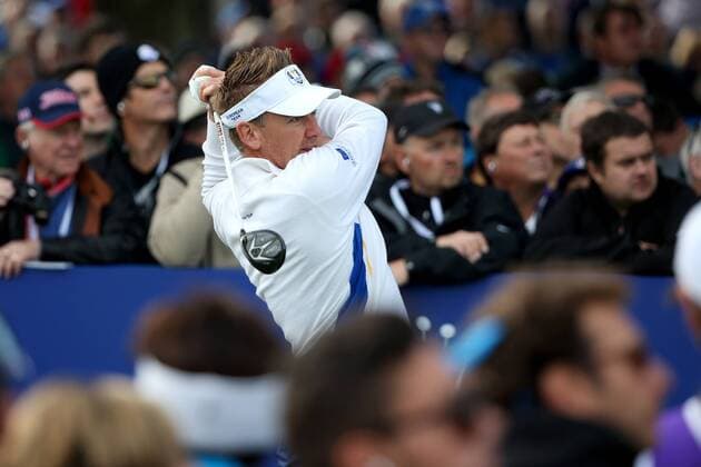 GOLF - PGA, Ryder Cup 2014 PERTHSHIRE,SCOTLAND,27.SEP.14 - GOLF - PGA Golf Herren Tour, Ryder Cup, Auchterarder Golf Club. Image shows Ian Poulter (ENG). 