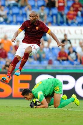 Serie A, AS Rom - Hellas Verona Pierluigi Gollini , Maicon ) xHOCHxZWEIx xItalyxPhotoxPressx 