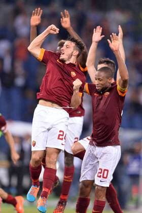 Alessandro Florenzi Roma. Roma 27-09-2014 Stadio Olimpico. Football Calcio 2014 2015 Serie A. AS Roma - Hellas Verona. Foto Antonietta Baldassarre Insidefoto AntoniettaxBaldassarre