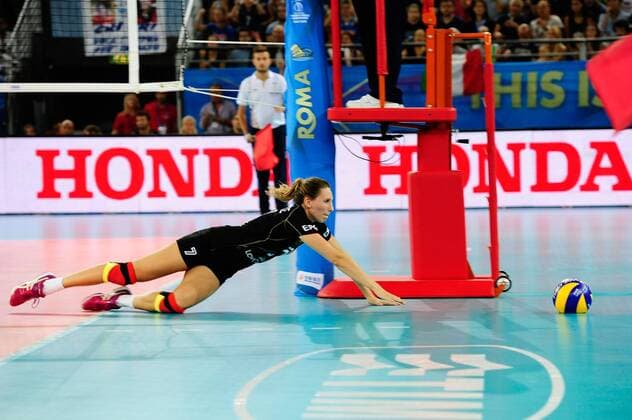 Italia vs Germania 7 Jennifer Pettke GER FIVB Volleyball Women s World Championship Italy 2014 Rome 25-09-2014 Palaeur Foto F.Pasquali Insidefoto FabioXPasquali