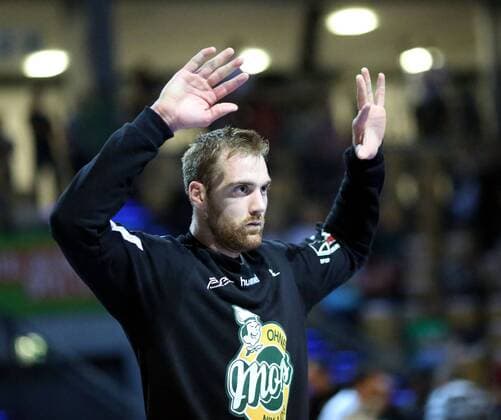 DKB- Handball - Bundesliga - Saison 2014-2015 - 05.09..2014 - HSG Wetzlar vs THW Kiel - Wetzlar v. l. Andreas Wolff Wetzlar Aktion, Einzelbild, -