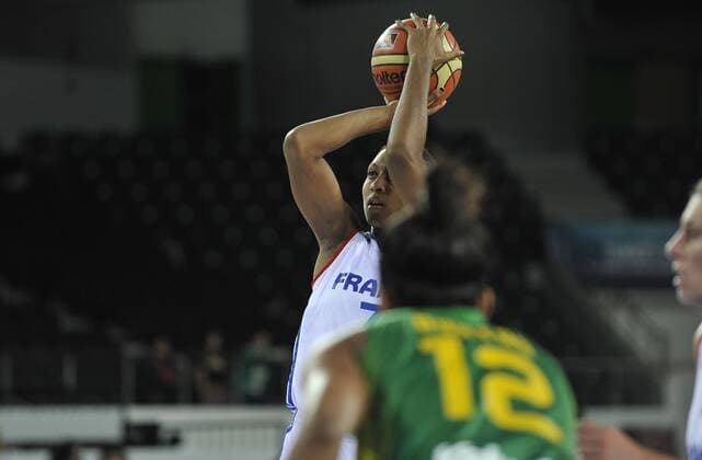 Sandrine Gruda (FRA) Frankreich vs Brasilien - WM - Ankara - 01 10 2014 HerveBellengerx 