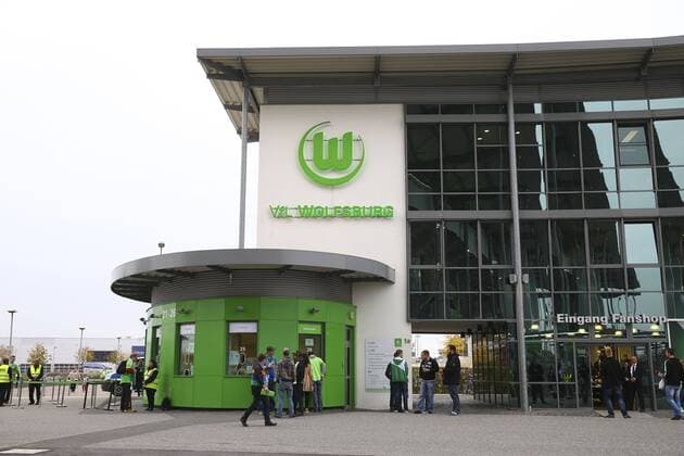 Volkswagen Arena, Wolfsburg, Deutschland- 02 10 2014 GwendolineLeGoff Panoramic 