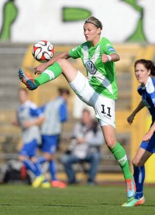Alexandra Popp (VfL), Fussball, Allianz Frauen-Bundesliga, VfL Wolfsburg-1. FFC Turbine Potsdam, xjkx