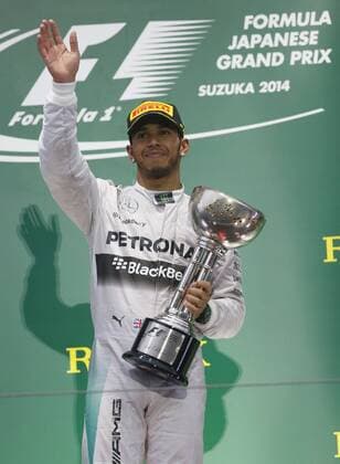 Motorsports: FIA Formula One World Championship 2014, Grand Prix of Japan, 44 Lewis Hamilton (GBR, Mercedes AMG Petronas F1 Team), xHOCHxZWEIx