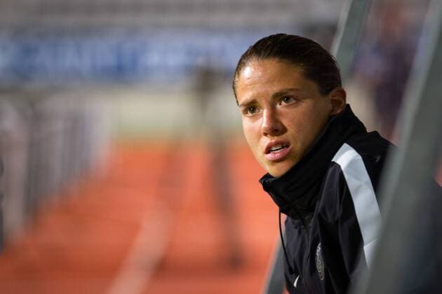 Fussball, Division 1 Feminine, Frankreich, Paris Saint-Germain - FCF Juvisy, v.li.: Annike Krahn (Paris Saint-Germain), xsdx