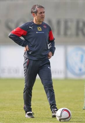 SOCCER - UEFA EURO 2016 quali, AUT vs MDA, training STEGERSBACH,AUSTRIA,06.OCT.14 - SOCCER - UEFA European Championship 2016, qualification, ÖFB international match, Austria vs Moldova, training team AUT. Image shows teamchef Marcel Koller (AUT).  CW3_9042