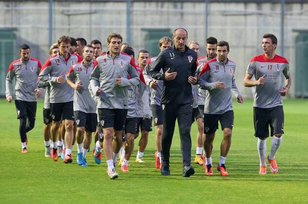 CRO soccer team training - Zagreb, Croatia 06.10.2014., Zagreb, Croatia - Croatian football team held a training session on the playground Hitrec Kacian before their meeting with the national team of Bulgaria.  JuricaxGaloic PIXSELL