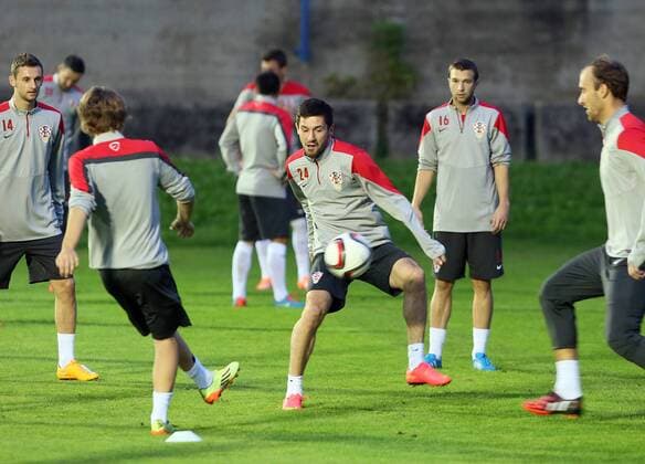 CRO soccer team training - Zagreb, Croatia 06.10.2014., Zagreb, Croatia - Croatian football team held a training session on the playground Hitrec Kacian before their meeting with the national team of Bulgaria.  JuricaxGaloic PIXSELL
