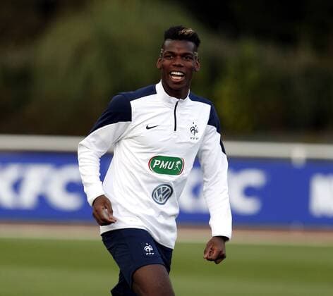 French national team training session. In this picture, Paul Pogba. xFOTOxCHEMAxREYx 