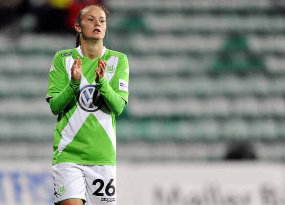 Football UEFA Womens Champions League Round 32 - 1st Leg 08.10.2014 Stabaek IF vs. VfL Wolfsburg 0:1 Caroline Graham Hansen (26) - Wolfsburg 