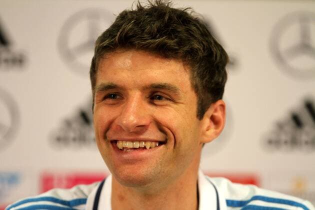 09.10.2014 Frankfurt, Commerzbankarena DFB, Herren-Nationalmannschaft Pressekonferenz Einzelbild, Portrait Thomas Müller (Nationalspieler)