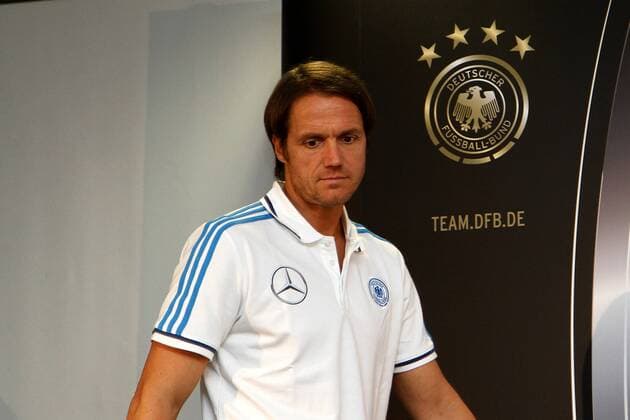 09.10.2014 Frankfurt, Commerzbankarena DFB, Herren-Nationalmannschaft Pressekonferenz Einzelbild, Portrait Thomas Schneider (Co-Trainer)