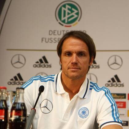 09.10.2014 Frankfurt, Commerzbankarena DFB, Herren-Nationalmannschaft Pressekonferenz Einzelbild, Portrait Thomas Schneider (Co-Trainer)