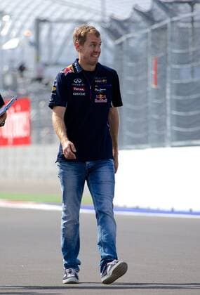 Sebastian Vettel; Red Bull Racing, formula 1 GP, Russian in Sochi, 10.10.2014 Photo:mspb Vladislav Larkin Sebastian Vettel; formula 1 GP, Russian;