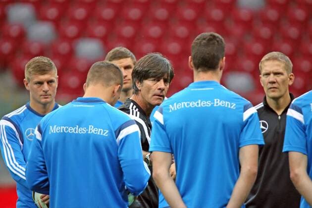 Abschlusstraining der Deutschen Nationalmannschaft - Training der Deutschen Nationalmannschaft in Warschau