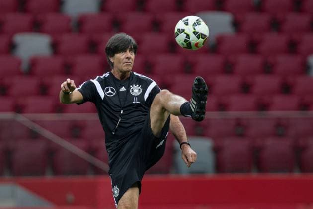 10.10.2014 WARSZAWA, NATIONAL STADIUM, FOOTBALL, UEFA EURO QUALIFICATION, PRACTICE OF GERMANY: COACH JOACHIM LÖW  20141010CSKP4006