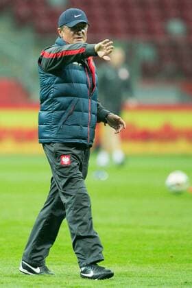 10.10.2014, Warszawa, UEFA EURO qualifier, training, football, Coach Adam Nawalka (POLAND),  10102014toja391