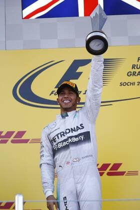 Motorsports: FIA Formula One World Championship 2014, Grand Prix of Russia, 44 Lewis Hamilton (GBR, Mercedes AMG Petronas F1 Team), xHOCHxZWEIx