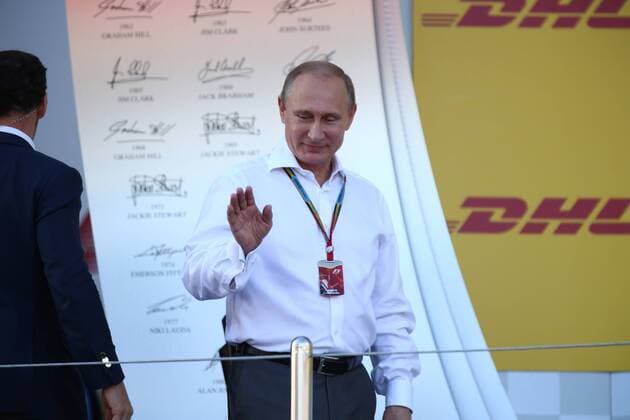 12.10.2014- Vladimir Putin (RUS) President of Russian Federation Russian Grand Prix, Sochi 09 - 12 October 2014 