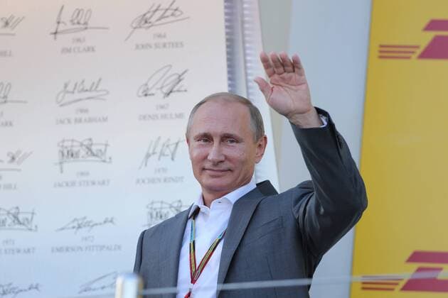 12.10.2014- Vladimir Putin (RUS) President of Russian Federation Russian Grand Prix, Sochi 09 - 12 October 2014 