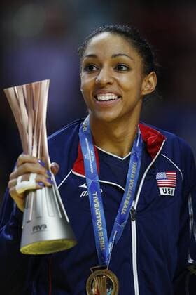 Alisha Glass of USA United States celebrates the victory World Champions Milano 12-10-2014 Forum Assago Mondiali Volley Women s World Championship 2014 insidefoto