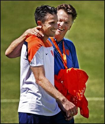 Fortaleza - Louis van Gaal, robin van Persie - Fussball WM 2014, Training Niederlande xVIxxIVx 2746036